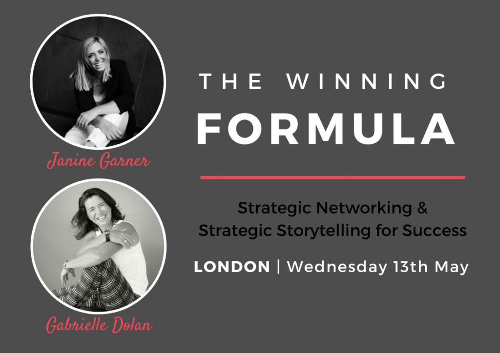 What Is The Winning Formula? Strategic Networking And Storytelling